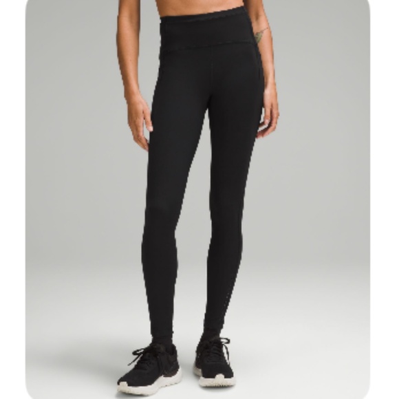 Lululemon Swift Speed High Rise Tight Black 28” Size 6 - Picture 1 of 3